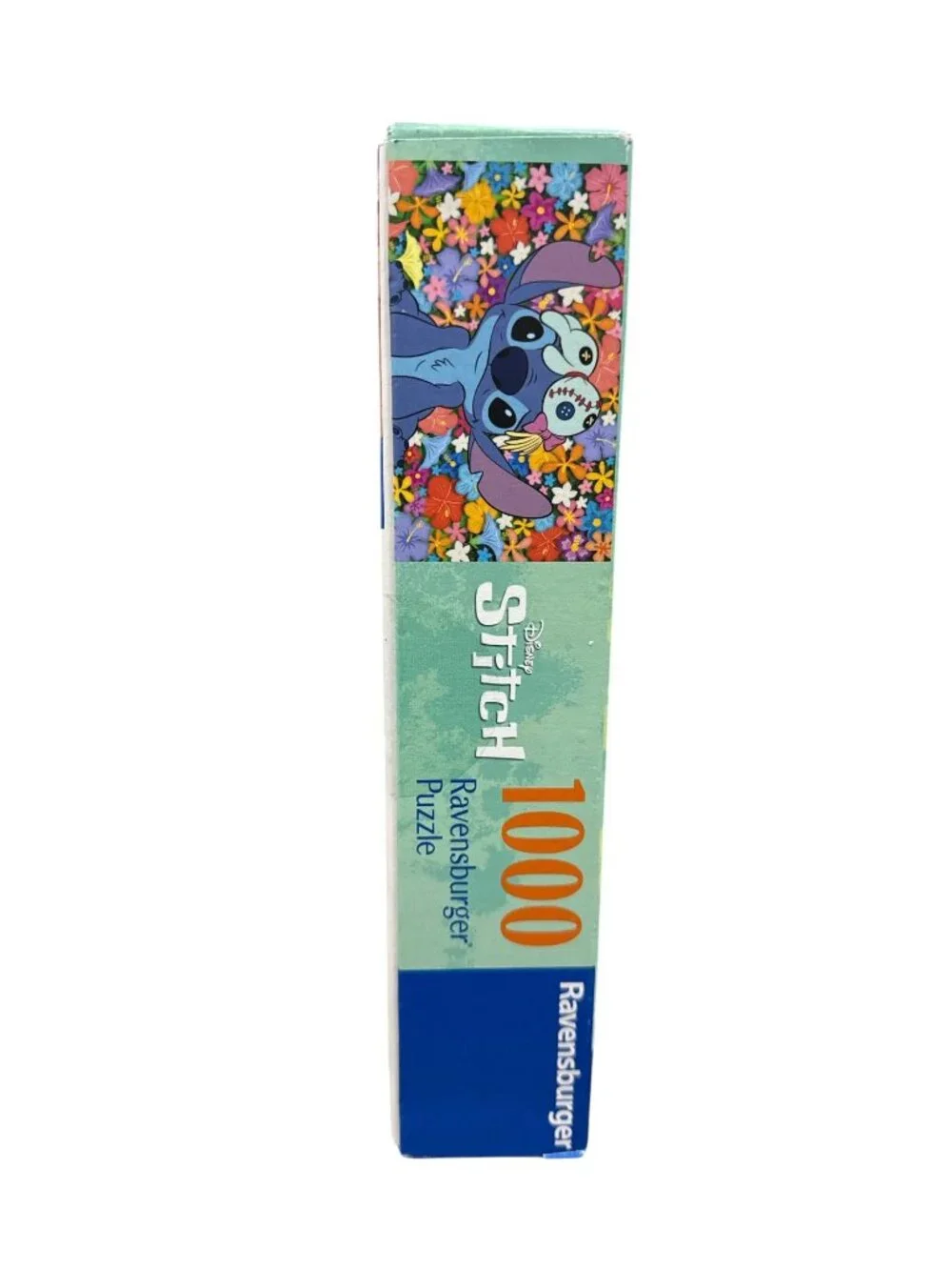 Disney Stitch Ravensburger 1000 Piece Puzzle With Colorful Floral Design